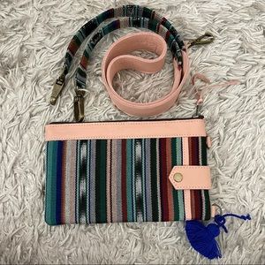 Nena and Co. Everything clutch and strap primrose